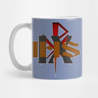 Christogram IHS, IX, Red Chi Rho Mug